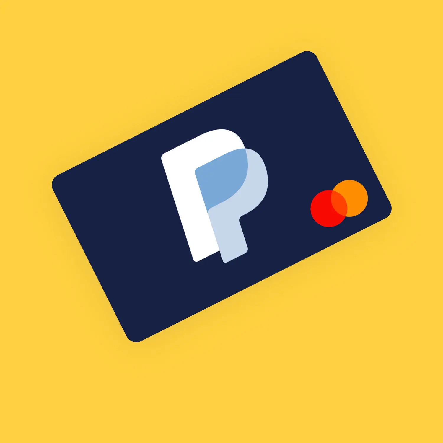 a picture of paypal master card