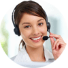 a woman with headphone - speaking woman on romanza pk website